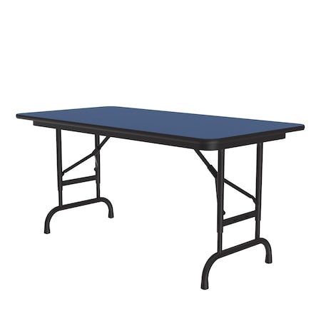 Correll CFA Adjustable HPL Folding Tables 24x48 Blue CFA2448PX-37